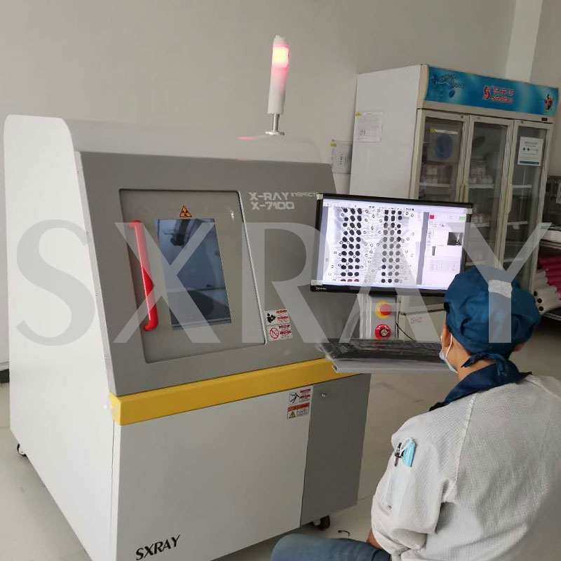 已完成X-RAY檢測設備X-7100調試安裝與使用培訓(北海建興光電)