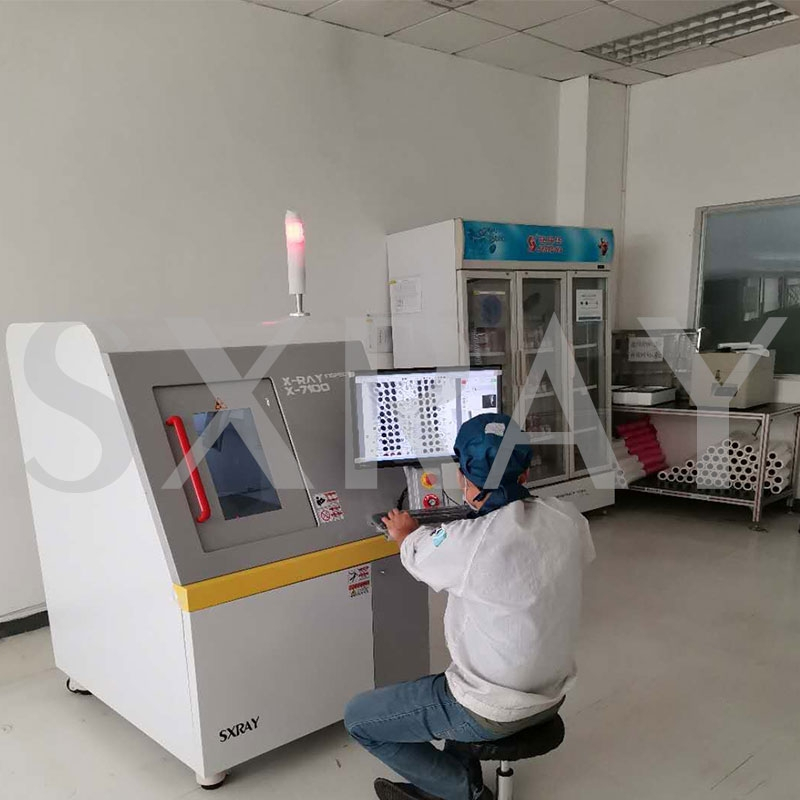 已完成X-RAY檢測設備X-7100調試安裝與使用培訓(北海建興光電)